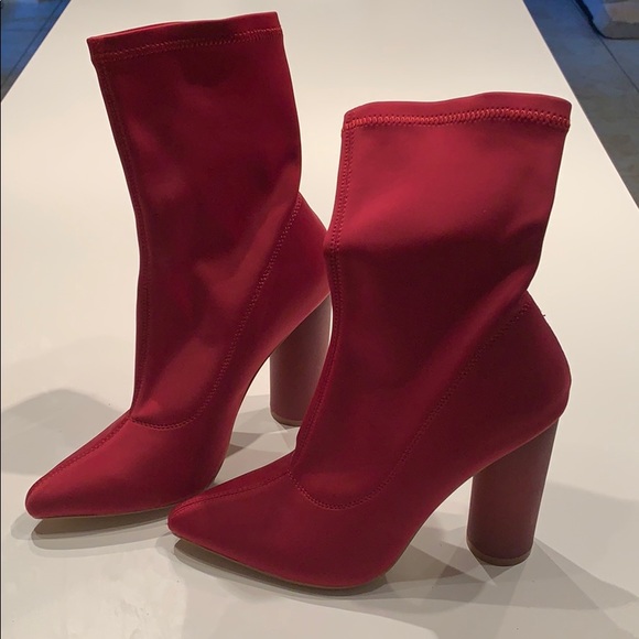 Cape Robbin Maroon Boots - Picture 5 of 6